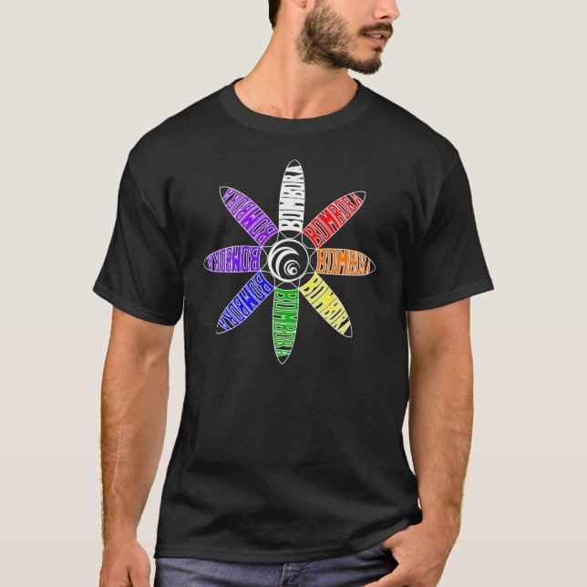 Camiseta Arco iris espiral de Bombora (Anverso)