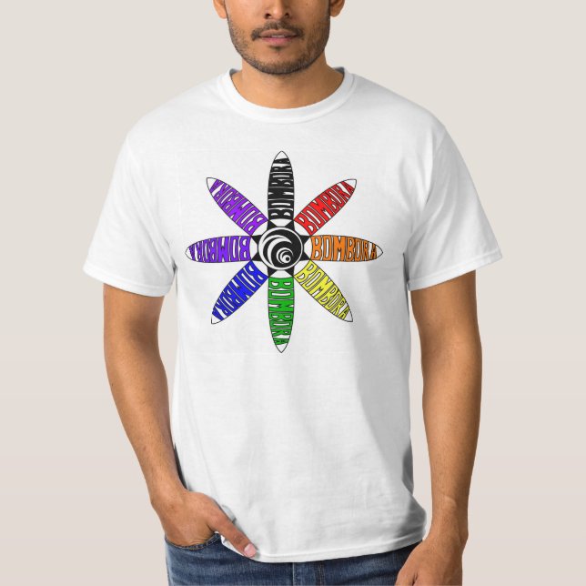 Camiseta Arco iris espiral de Bombora (Anverso)