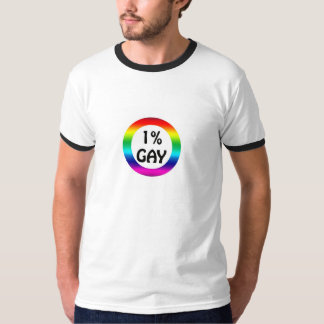 Camiseta Arco iris gay del 1% por PercentGay.com