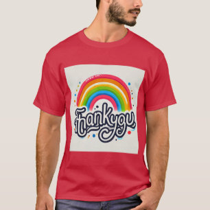 Camiseta Arco Iris Gracias Mens
