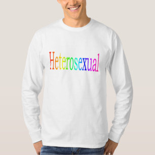 Camiseta Arco iris heterosexual