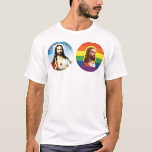 Camiseta Arco iris Jesús, Jesús