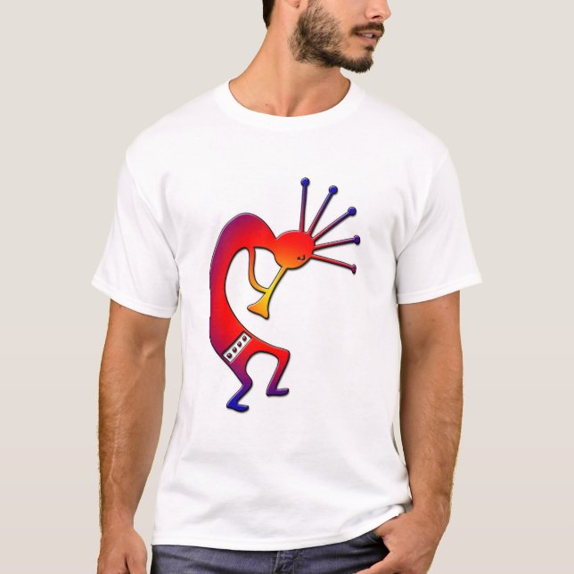 Camiseta Arco iris Kokopelli (Anverso)