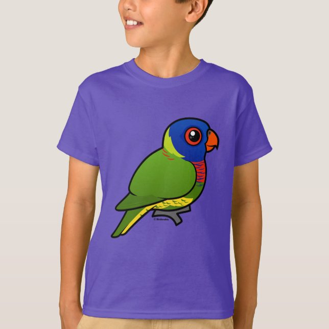 Camiseta Arco iris Lorikeet de Birdorable (Anverso)