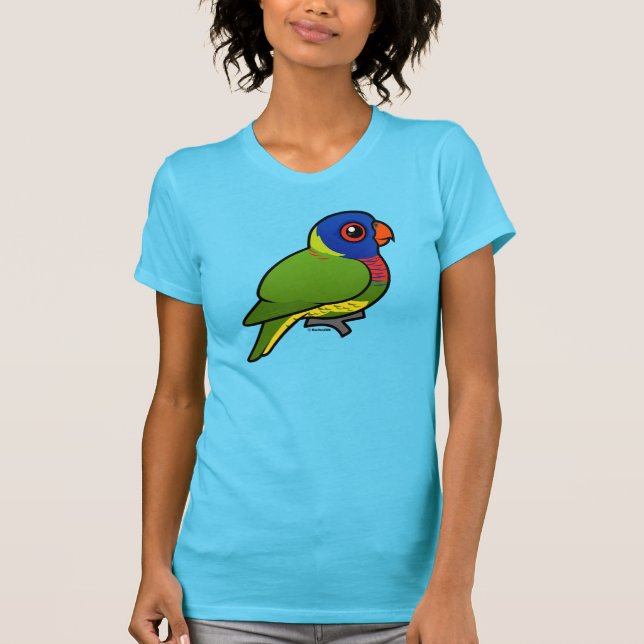 Camiseta Arco iris Lorikeet de Birdorable (Anverso)