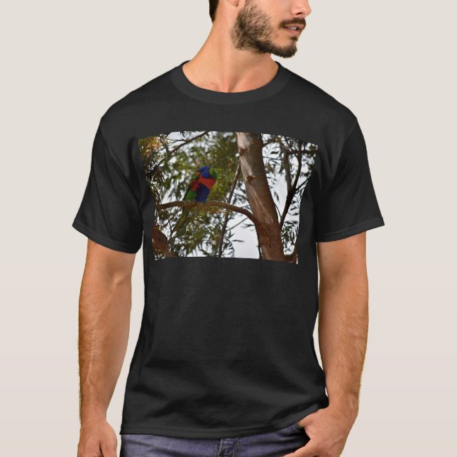 CAMISETA ARCO IRIS LORIKEET QUEENSLAND RURAL AUSTRALIA (Anverso)