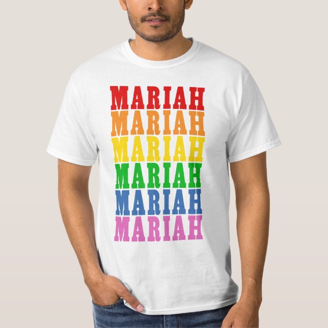 Camiseta Arco iris Mariah (Anverso)