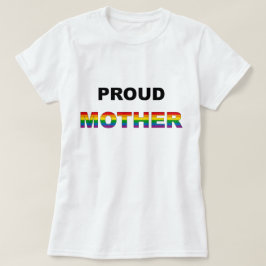 Camiseta Arco iris orgulloso LGBT de la madre