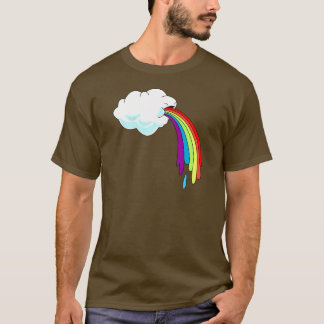 Camiseta Arco iris Puking de la nube