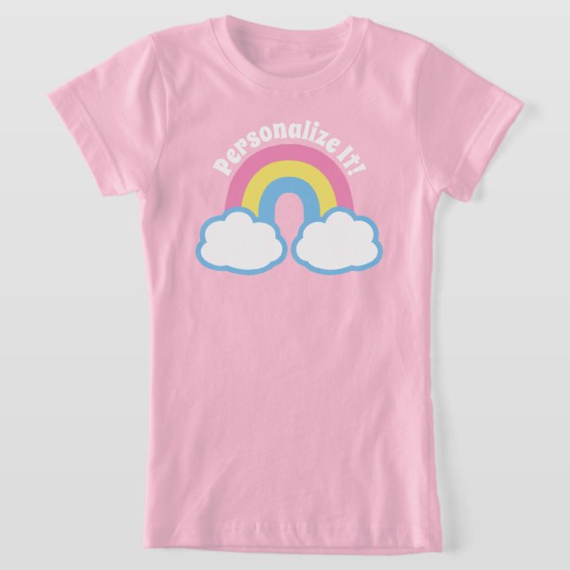 Camiseta arco iris retro (Distribución)