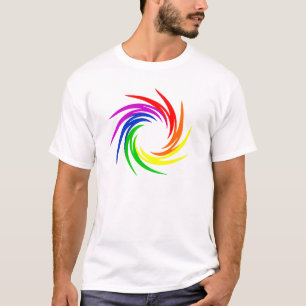 Camiseta Arco iris Swirl1