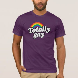 CAMISETA ARCO IRIS TOTALMENTE GAY - .PNG