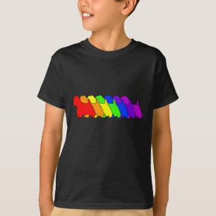 Camiseta Arco iris Westie