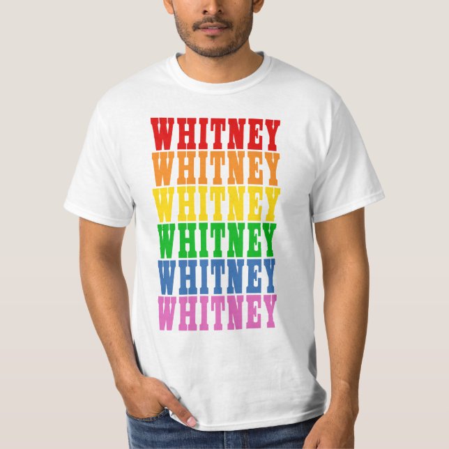 Camiseta Arco iris Whitney (Anverso)
