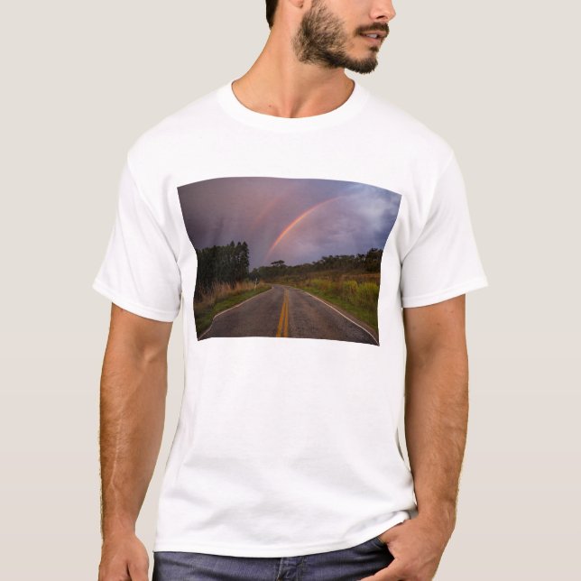 Camiseta Arco iris y camino (Anverso)