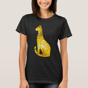 Camiseta Arco jeroglífico del polígono dorado egipcio Baste