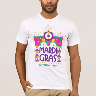 Camiseta Arco Mardi Gras, Galveston, Texas