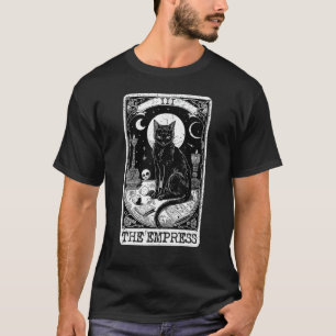 Camiseta Arco mayor de la invención del gato negro de la ta