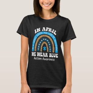 Camiseta Arcoiris Abril Usamos Autismo Azul Conciencia Homb