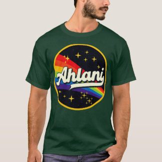 Camiseta Arcoiris ahlani al estilo vintage espacial