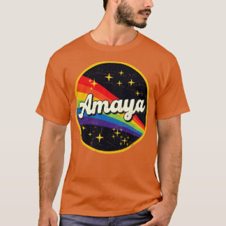 Camiseta Arcoiris amazónico en el espacio de estilo grunge