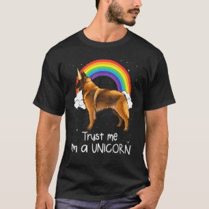 Camiseta Arcoíris Belga Tervuren Confía En Mí Soy Un Perro