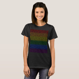 Camiseta Arcoiris binario