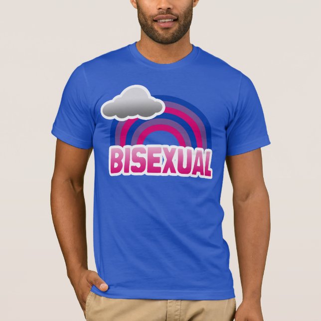 CAMISETA ARCOÍRIS BISEXUAL (Anverso)