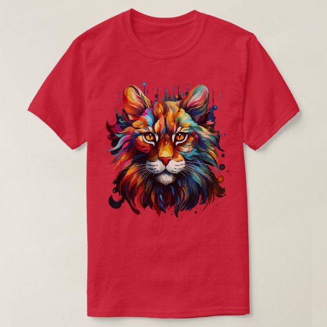 Camiseta Arcoiris Bobcat (Diseño del anverso)