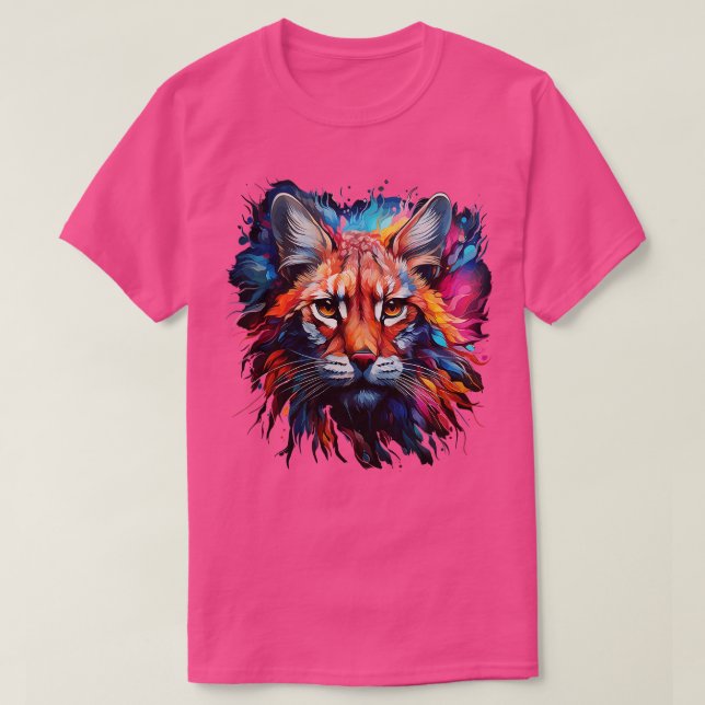 Camiseta Arcoiris Bobcat estadounidense (Diseño del anverso)