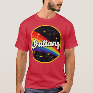 Camiseta Arcoiris bretono en el espacio de estilo grunge vi
