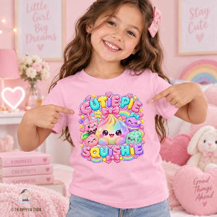Camiseta Arcoíris Brillo Dumpling Bun Cutie Pie Squishies