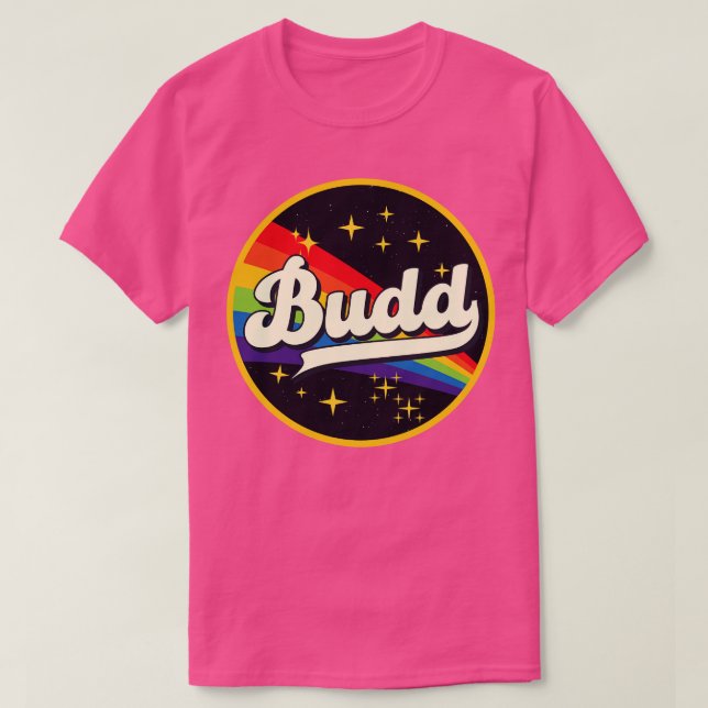 Camiseta Arcoiris Budd In Space Vintage Style (Diseño del anverso)