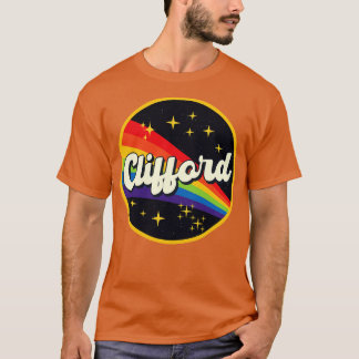 Camiseta Arcoiris Clifford en el espacio al estilo de la co