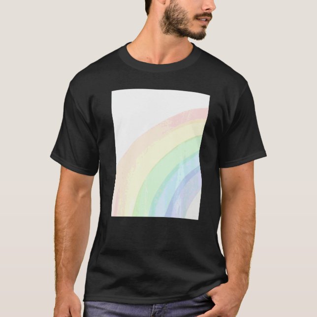 Camiseta Arcoíris Colorido Lindo (Anverso)
