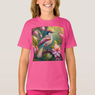 Camiseta Arcoiris con crema Jay Fantasy Bird