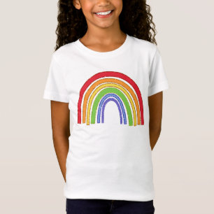 Camiseta Arcoiris con falso Purpurina