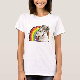 Camiseta Arcoiris con ramas de Aries en los años 80