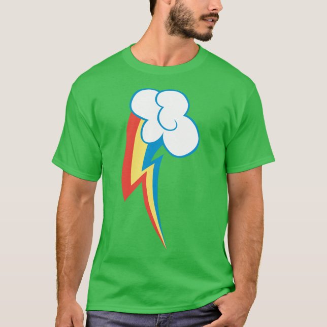 Camiseta Arcoíris Dash Marca de Belleza niña niña (Anverso)