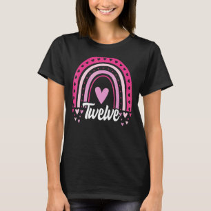 Camiseta Arcoiris de 12 años Chica 12 cumpleaños 12 Bda