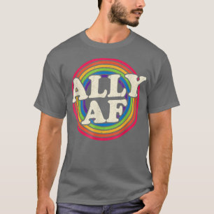 Camiseta Arcoiris de Ally AF por el apoyo del mes del Orgul