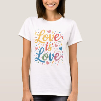 Camiseta "Arcoiris de amor"