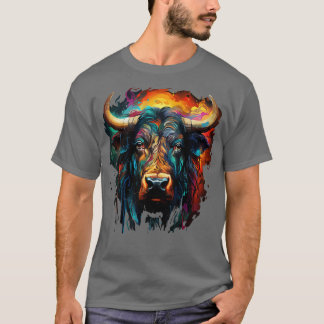 Camiseta Arcoíris de Búfalo de Agua