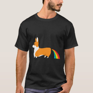 Camiseta Arcoiris de Corgi Poop