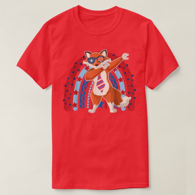Camiseta Arcoiris de Dabbing (Diseño del anverso)