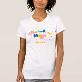Camiseta Arcoiris de fiesta de cumpleaños divertida tema de