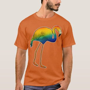 Camiseta Arcoiris de Flamingo