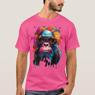Camiseta Arcoíris de Gorila