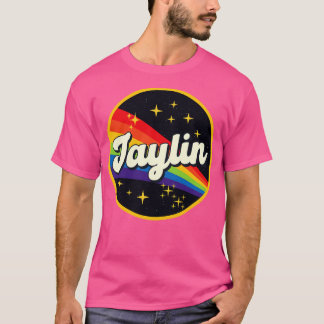 Camiseta Arcoiris De Jaylin En Estilo Vintage Espacial