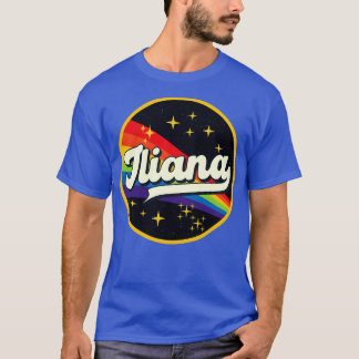 Camiseta Arcoiris De Jliana En Estilo Vintage Espacial